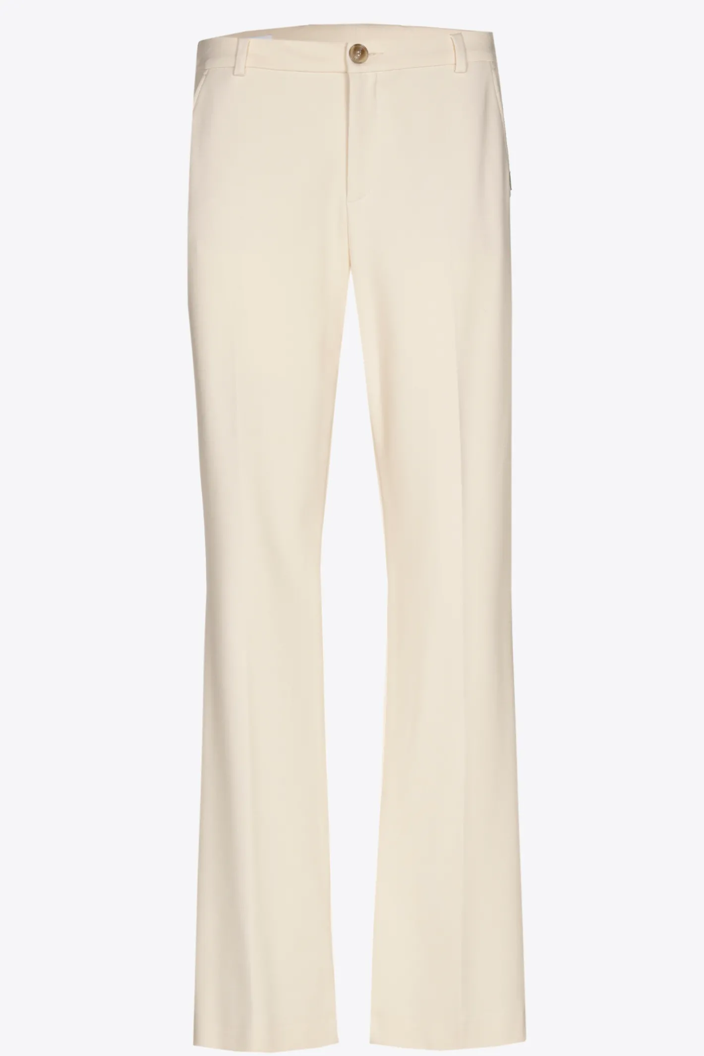 Shop Geklede broek met rechte pijpen DAMES Broeken