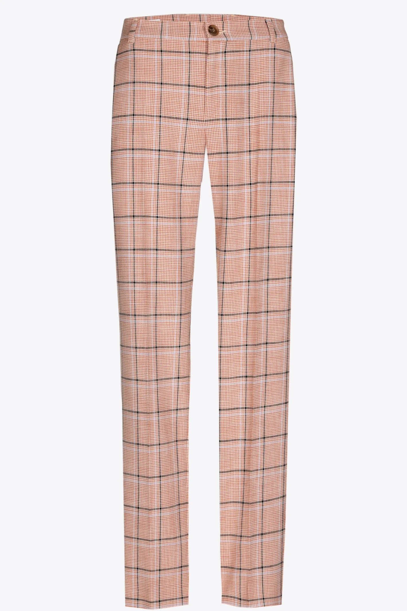 Store Geruite broek met smalle pijpen DAMES Broeken