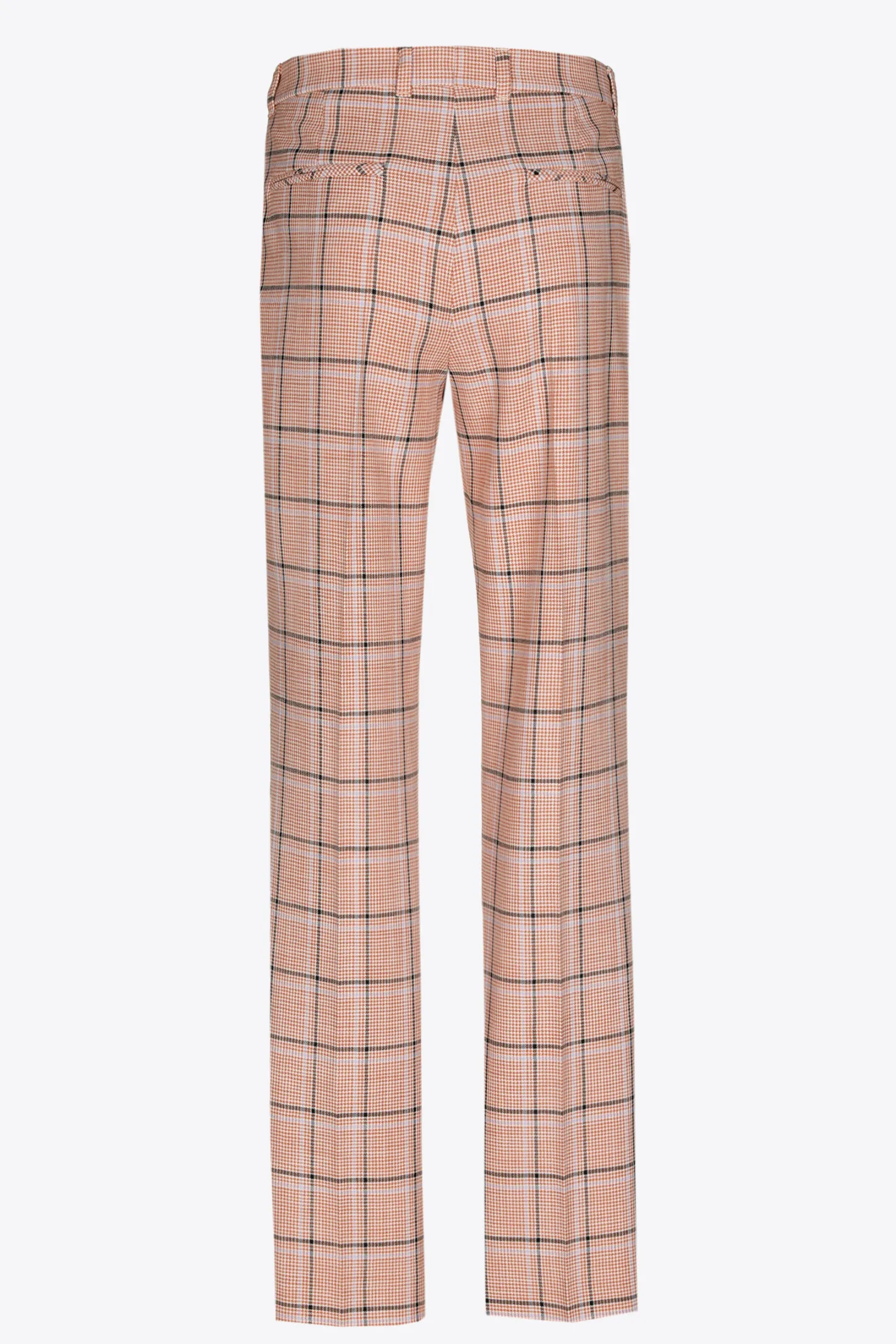 Store Geruite broek met smalle pijpen DAMES Broeken