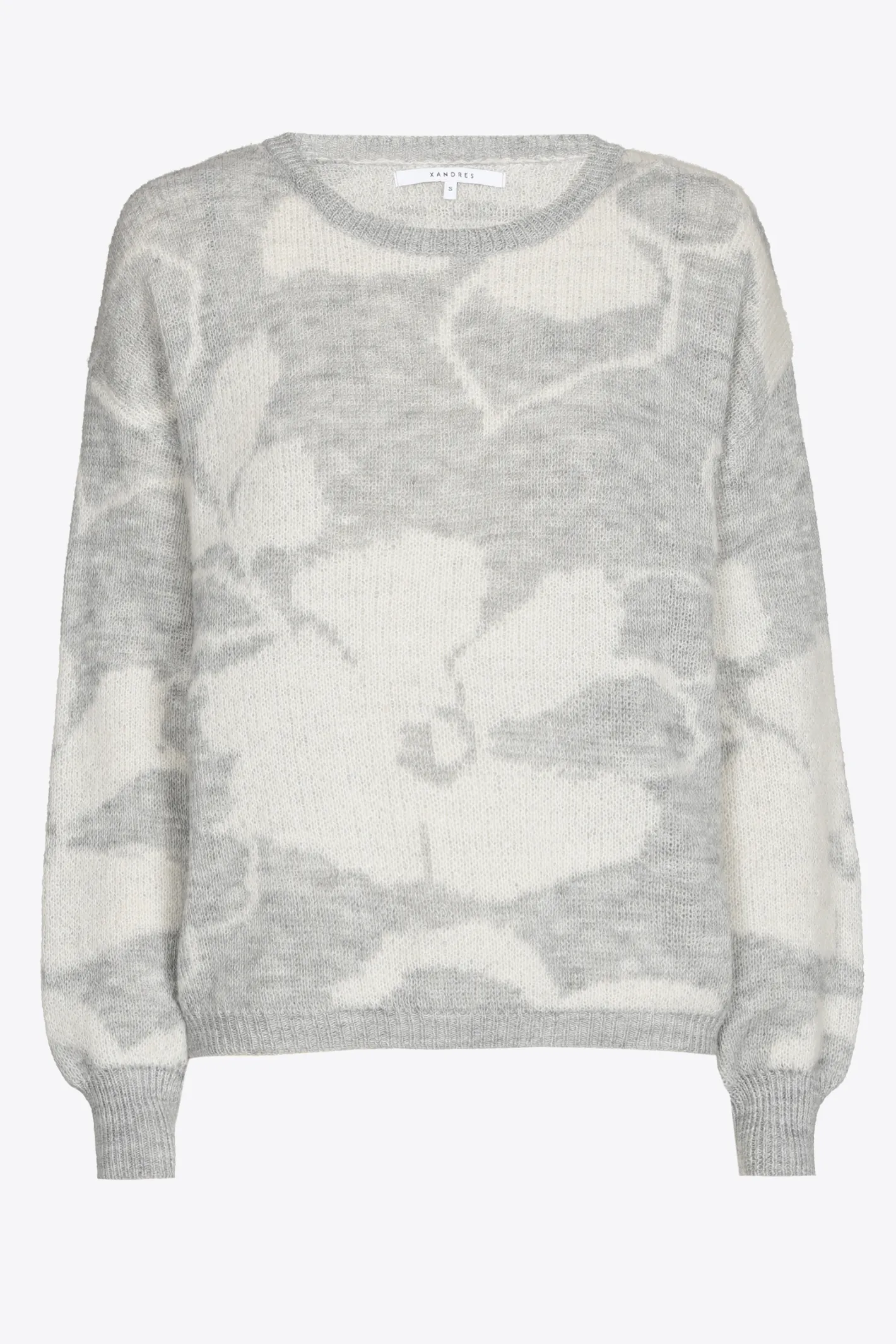 Cheap Jacquard knit met bloemenprint DAMES Xandres Plus | Truien & Cardigans