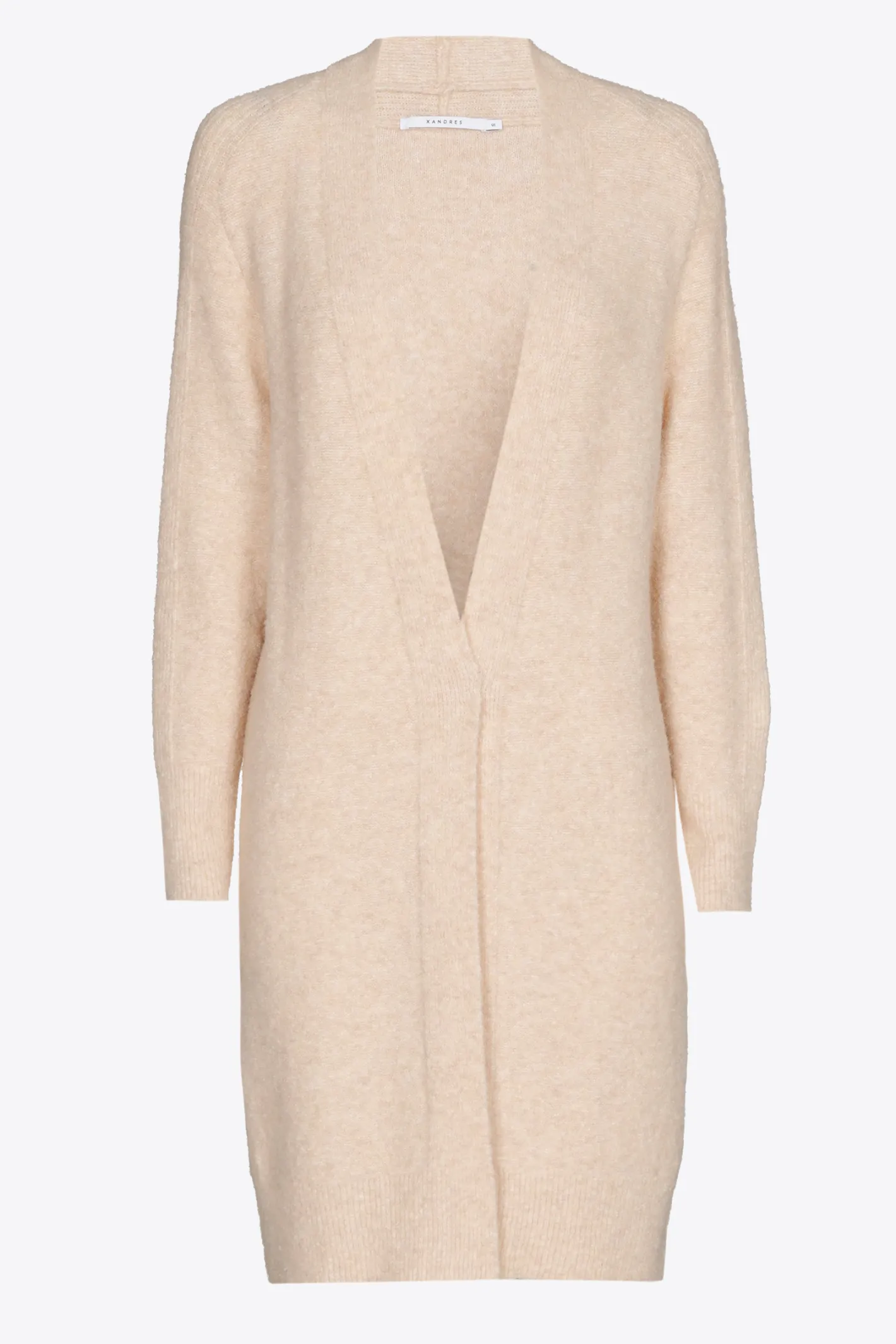 Best Sale Lange gilet met knop DAMES Xandres Plus | Truien & Cardigans
