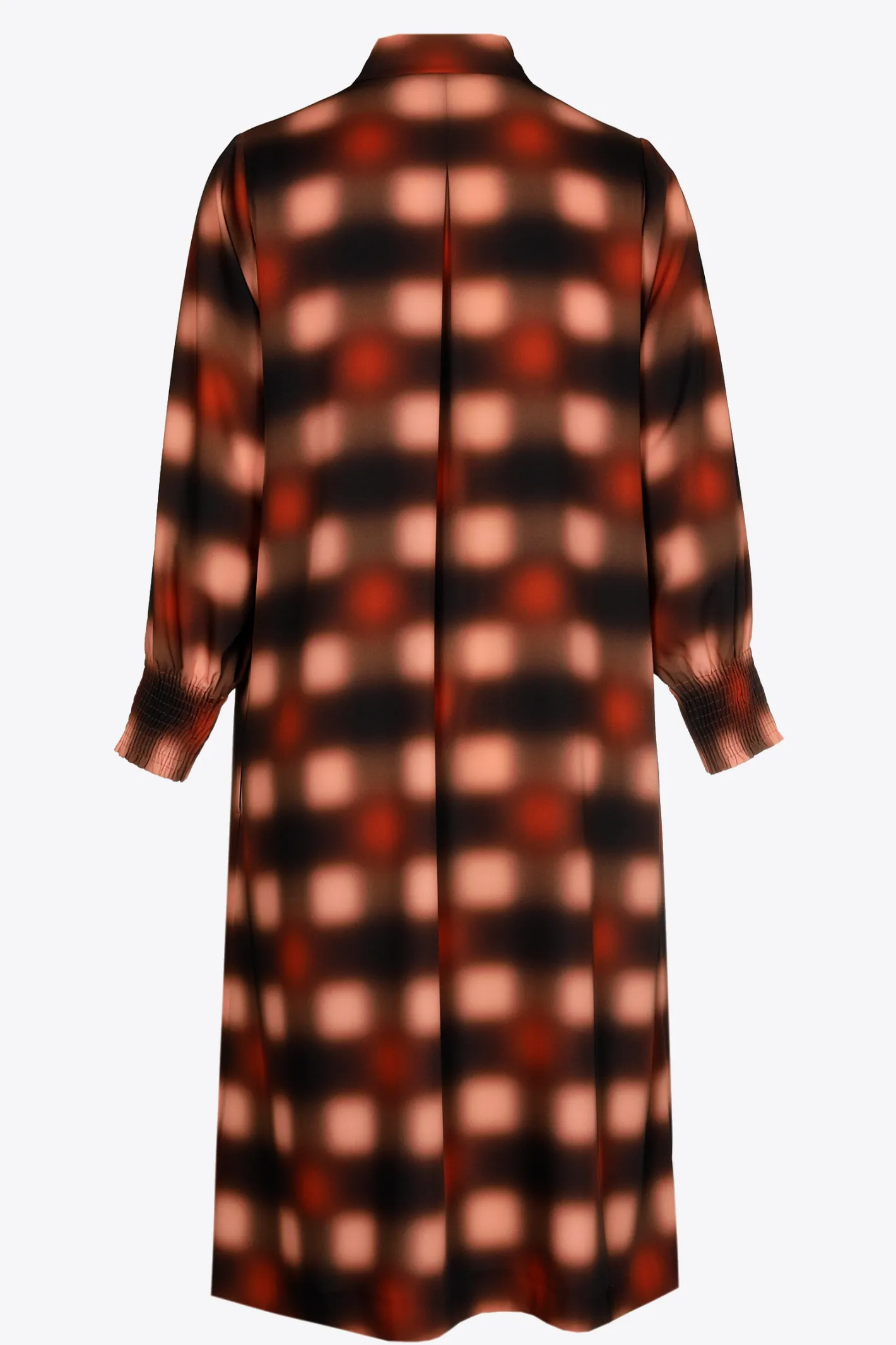 Cheap Lange jurk met blurred print DAMES Xandres Plus | Jurken