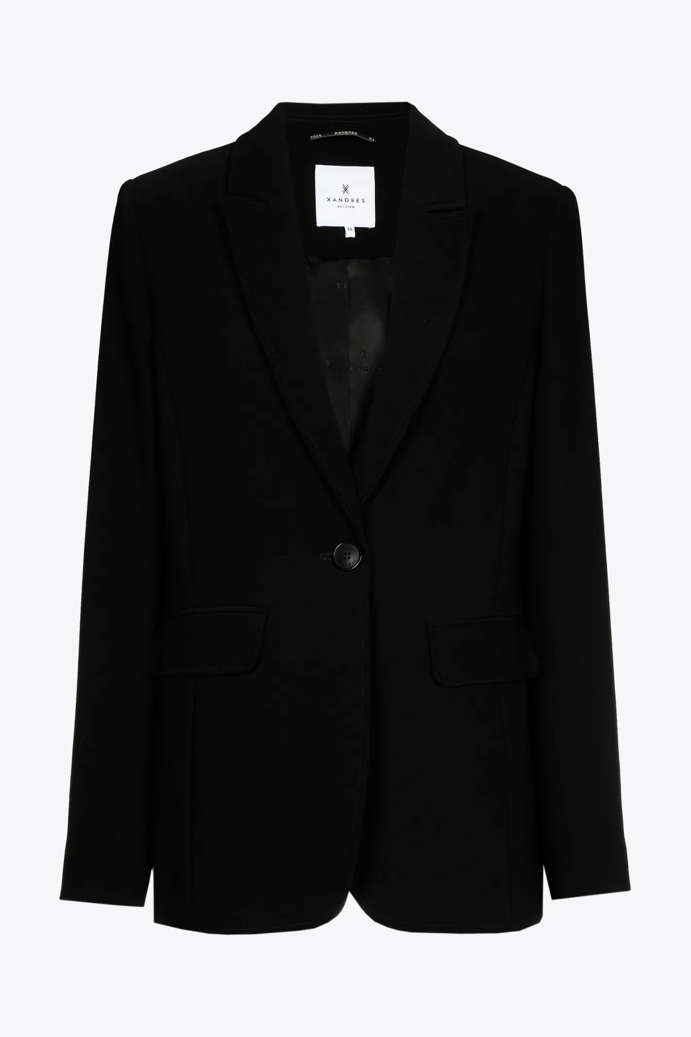 Shop Rechte blazer met reverskraag DAMES Blazers & Jackets | Xandres Plus