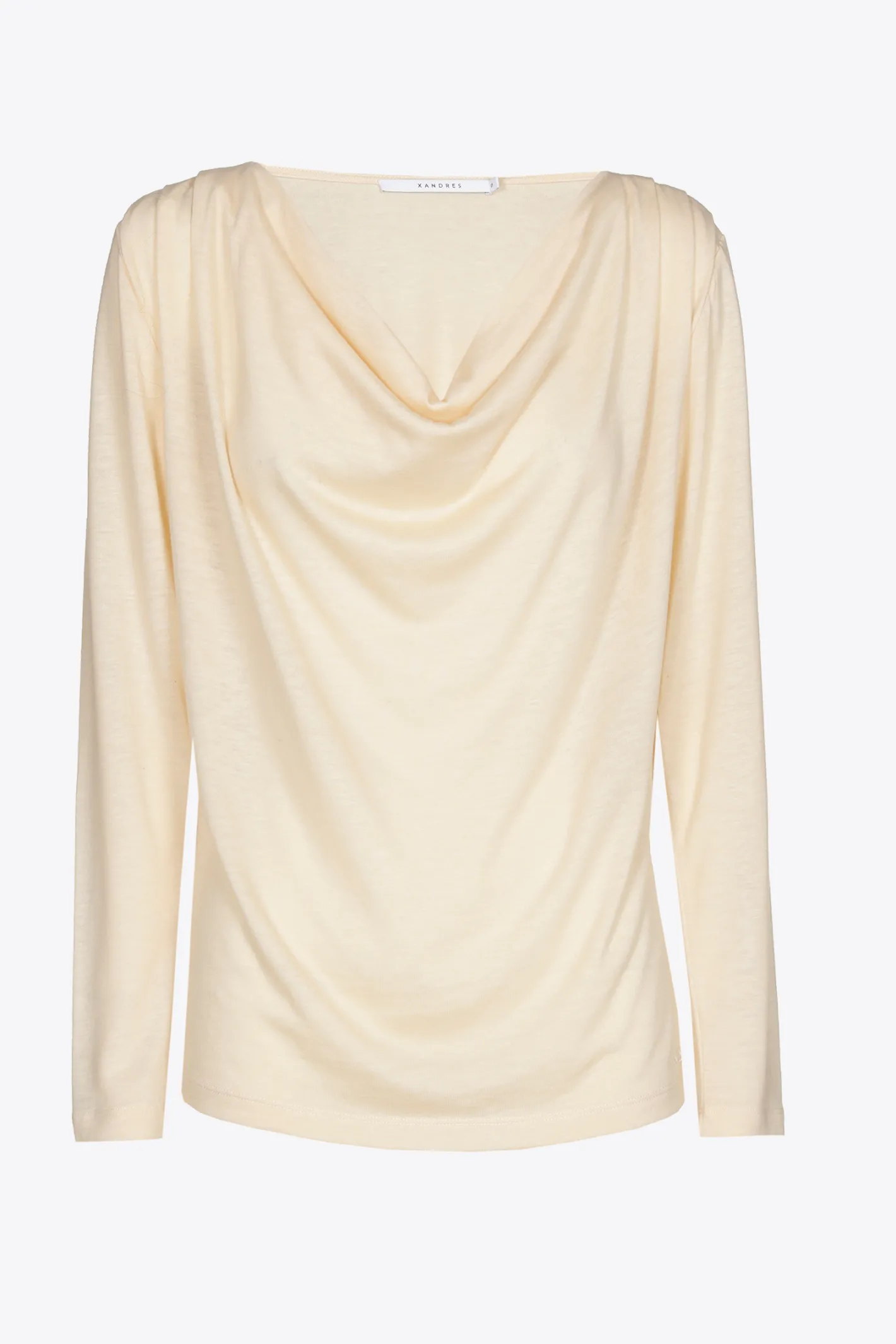 Sale T-shirt met gedrapeerde hals DAMES Xandres Plus | T-Shirts & Tops